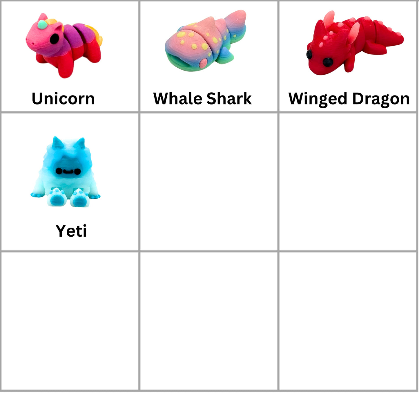 Mini Fidget Animals 5 Pack