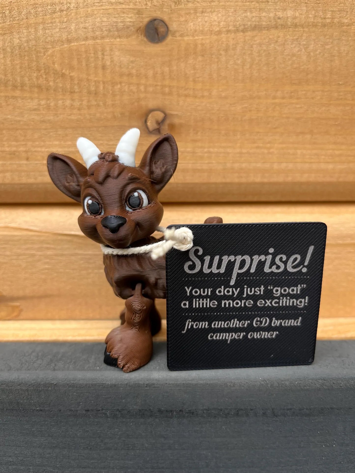 Customized GD Goats – 15 Pack of Personalized Camper-to-Camper Gifts
