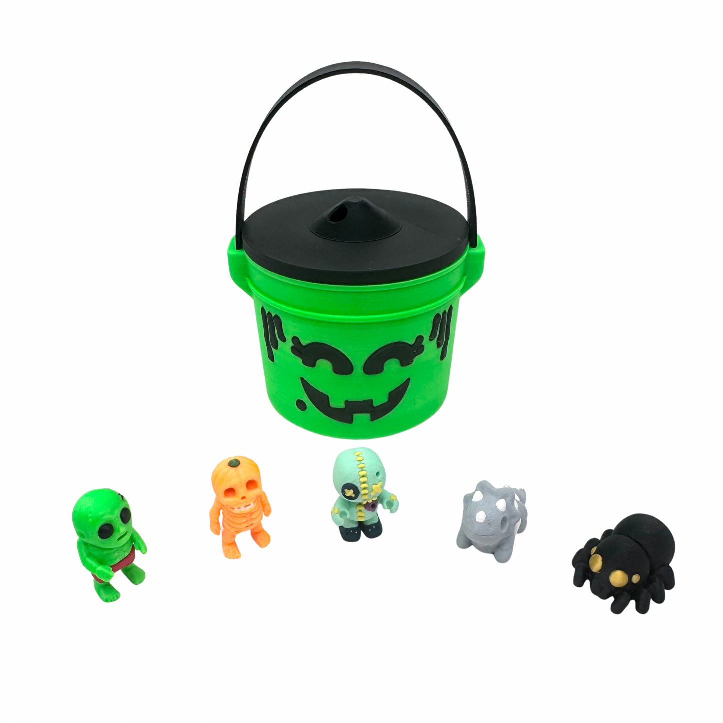 Halloween Buckets for Mini 3D Prints, Candy, or Other Treats