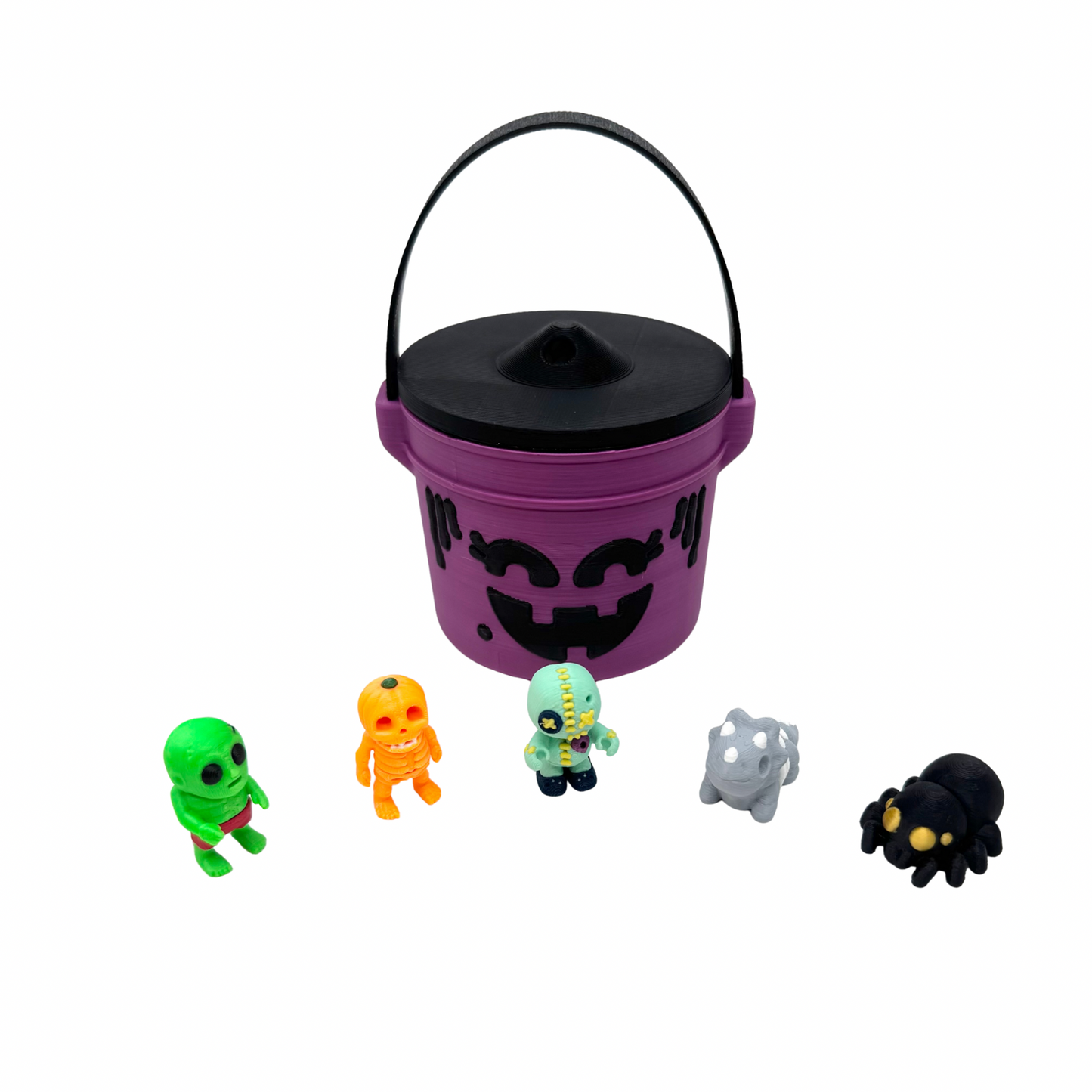 Halloween Buckets for Mini 3D Prints, Candy, or Other Treats
