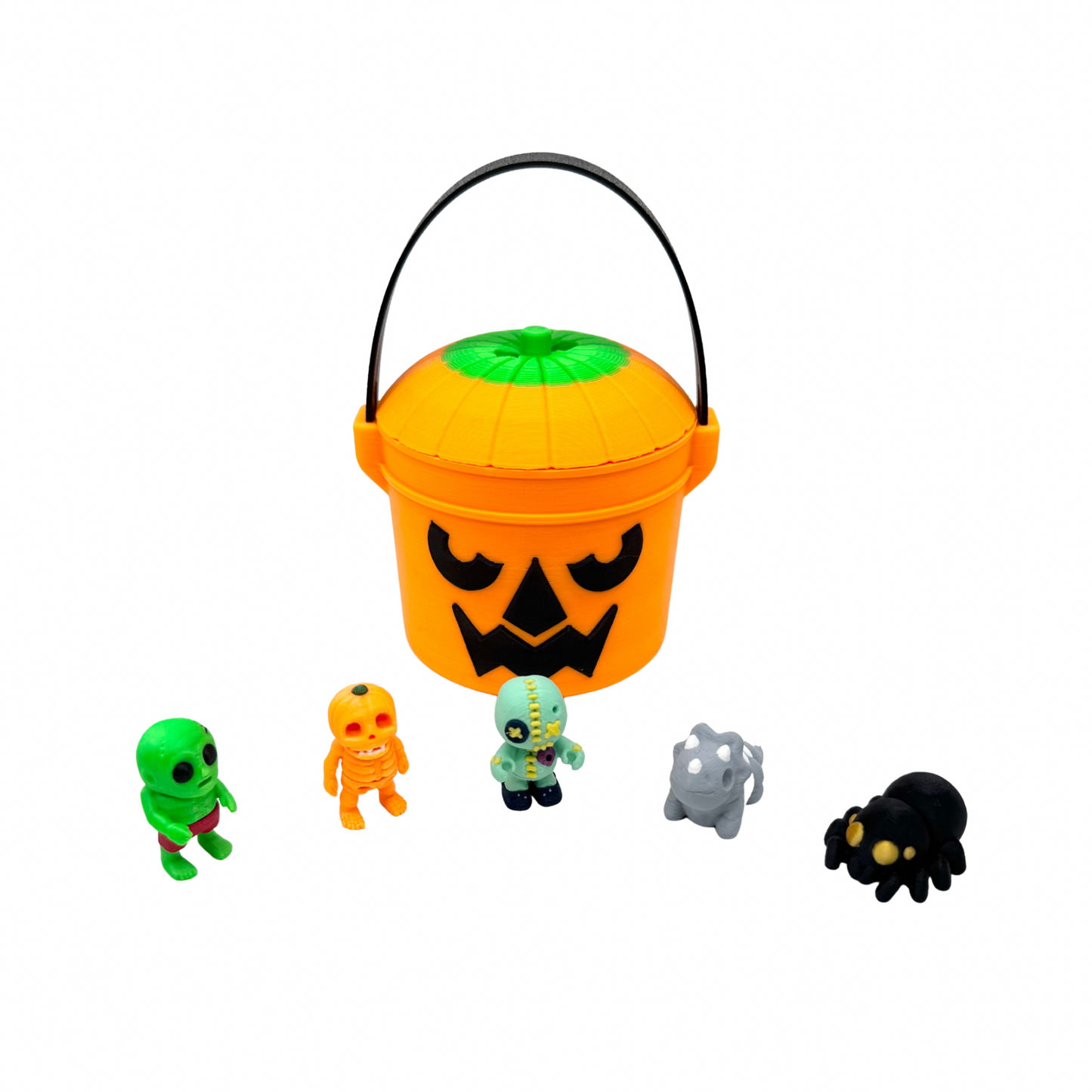 Halloween Buckets for Mini 3D Prints, Candy, or Other Treats