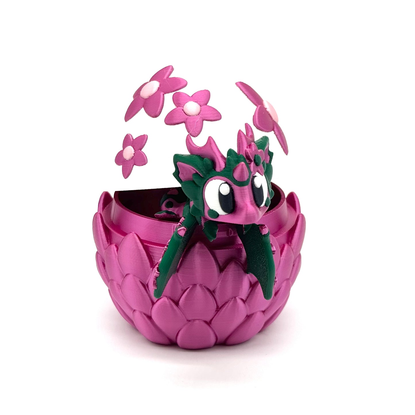 Cherry Blossom Dragon with Egg