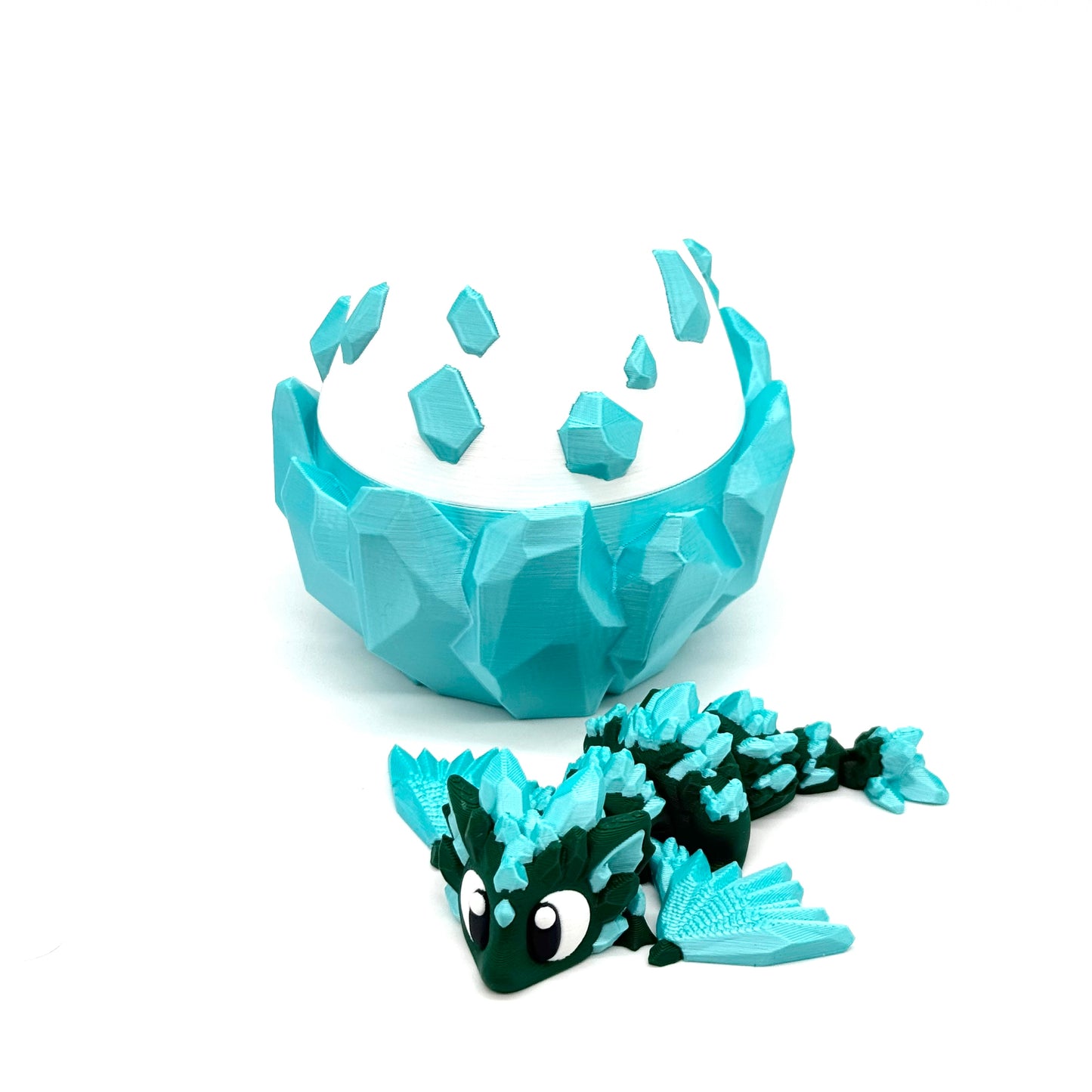 Crystal Dragon with Egg