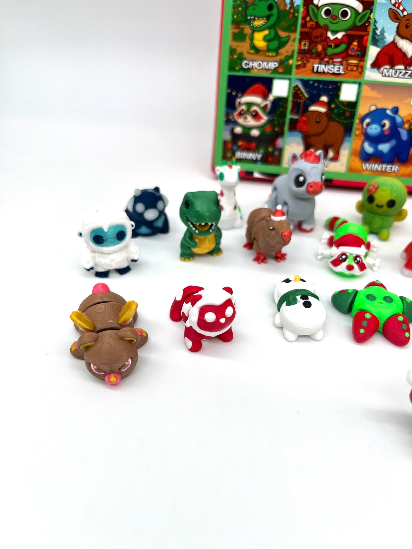 Bumpa Minis Advent Calendar: 24 days of Exclusive Holiday Articulating Figurines