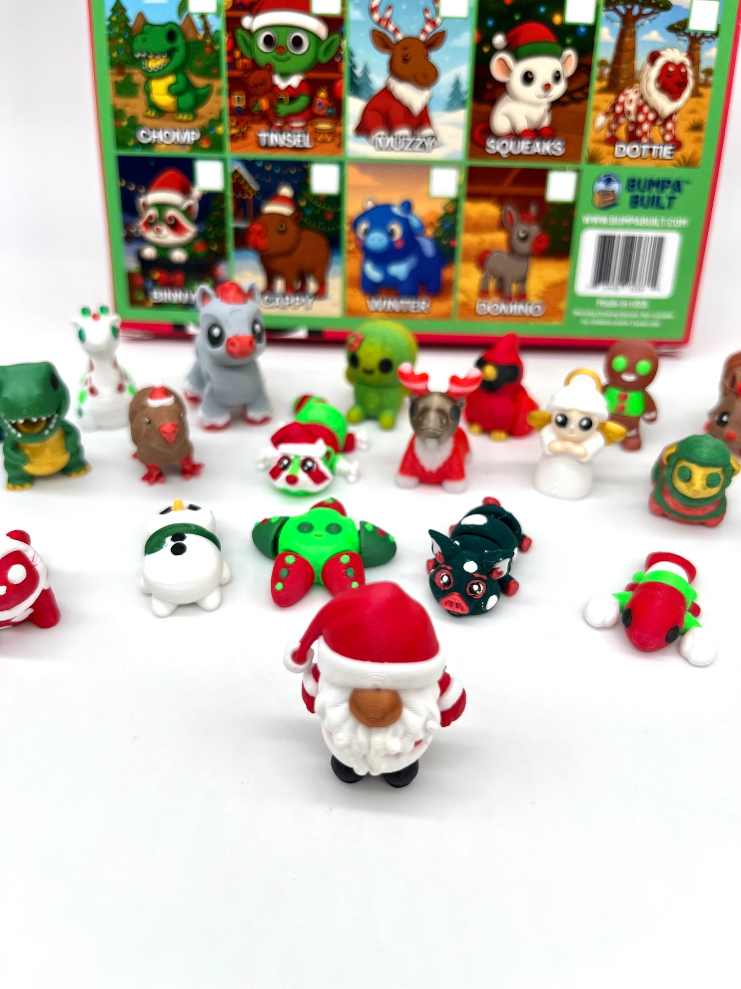 Bumpa Minis Advent Calendar: 24 days of Exclusive Holiday Articulating Figurines