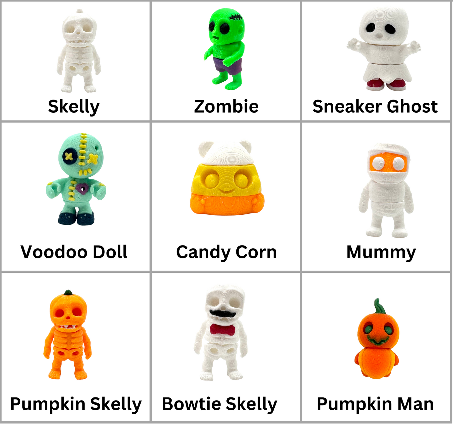 Halloween Buckets for Mini 3D Prints, Candy, or Other Treats
