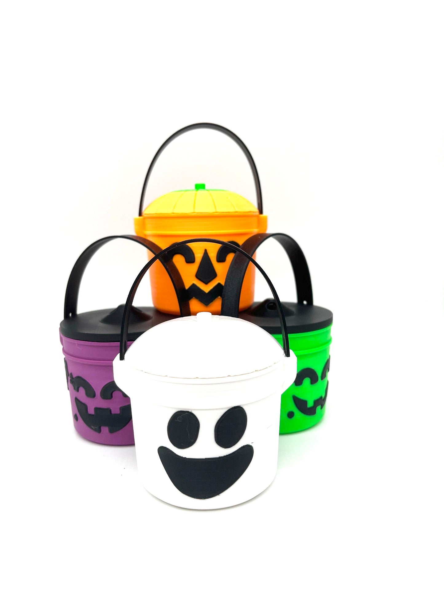 Halloween Buckets for Mini 3D Prints, Candy, or Other Treats