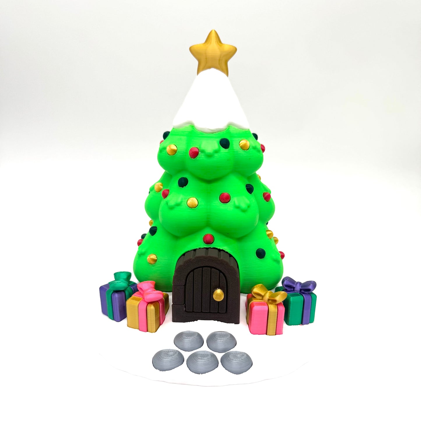 Christmas Tree Mini Figure House Kit: Build Your Own Playland!