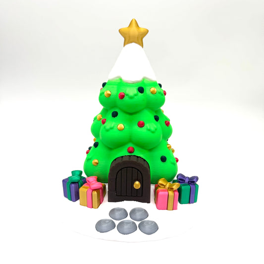 Christmas Tree Mini Figure House Kit: Build Your Own Playland!