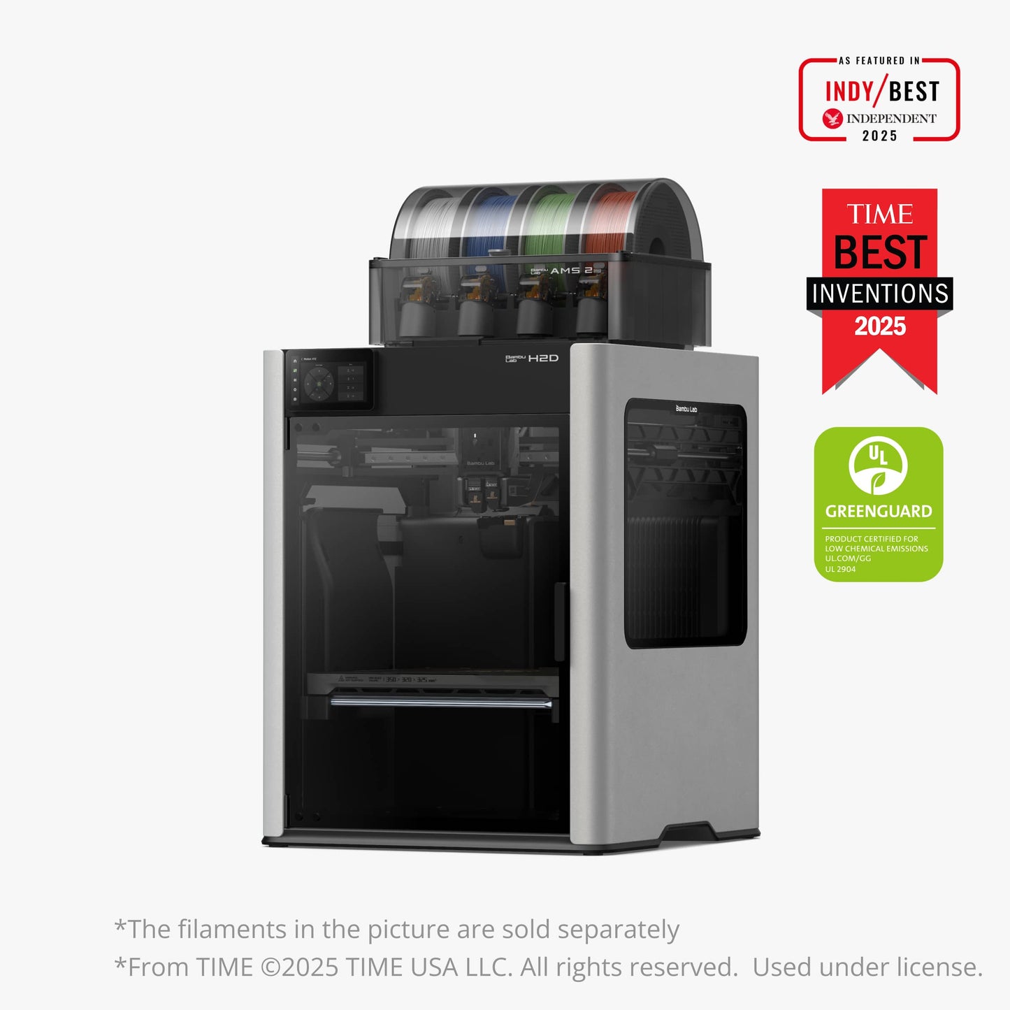 Bambu Lab H2D 3D Printer — Professional Dual-Extrusion & Laser Cutting in One