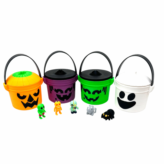 Halloween Buckets for Mini 3D Prints, Candy, or Other Treats