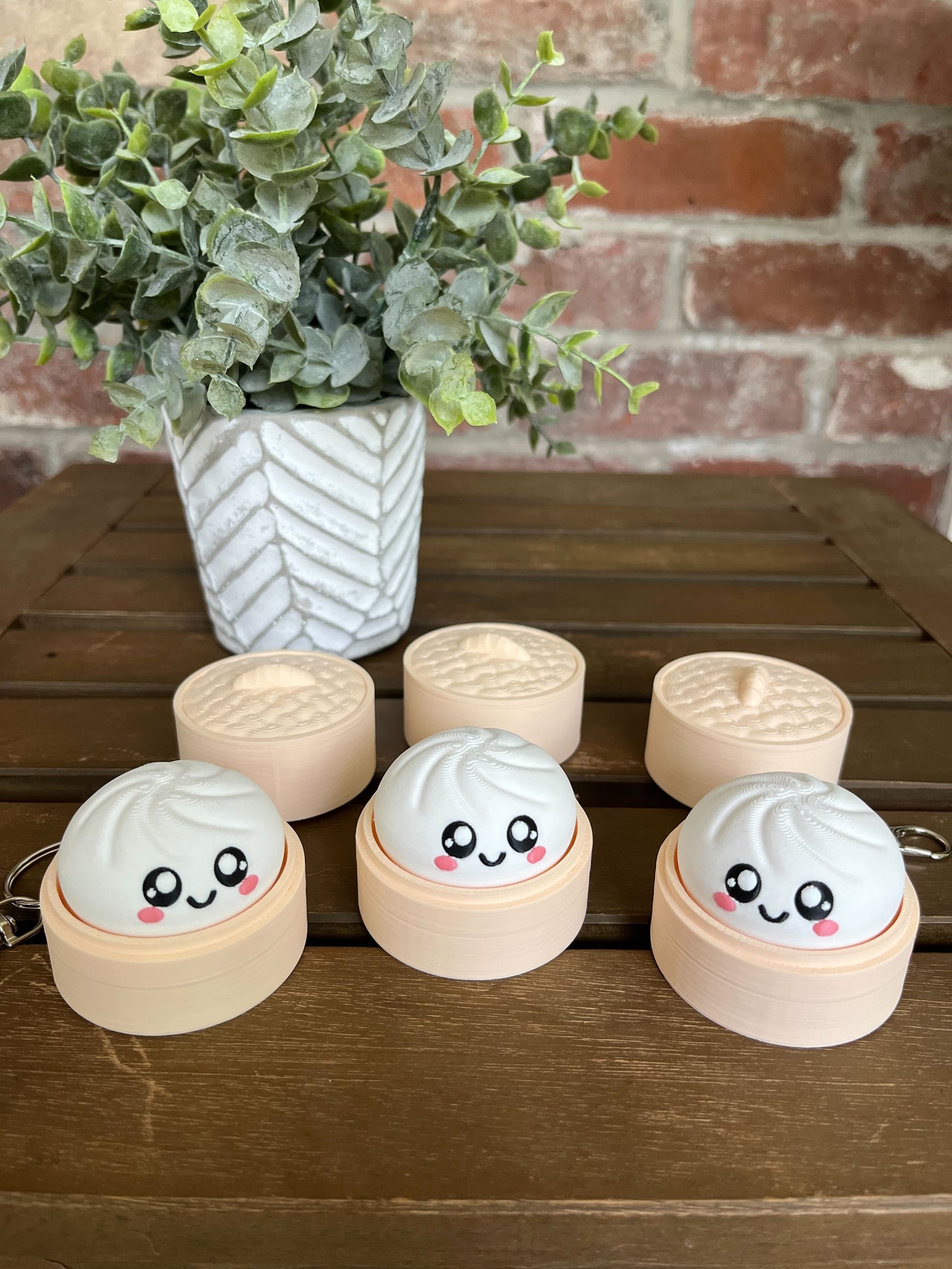 Dumpling Clicker Keychain