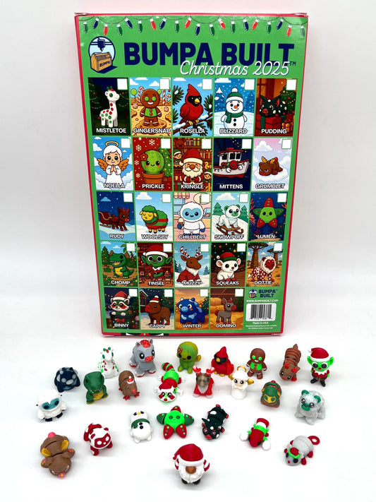 Bumpa Minis Advent Calendar: 24 days of Exclusive Holiday Articulating Figurines