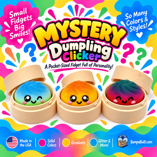 Dumpling Clicker Keychain