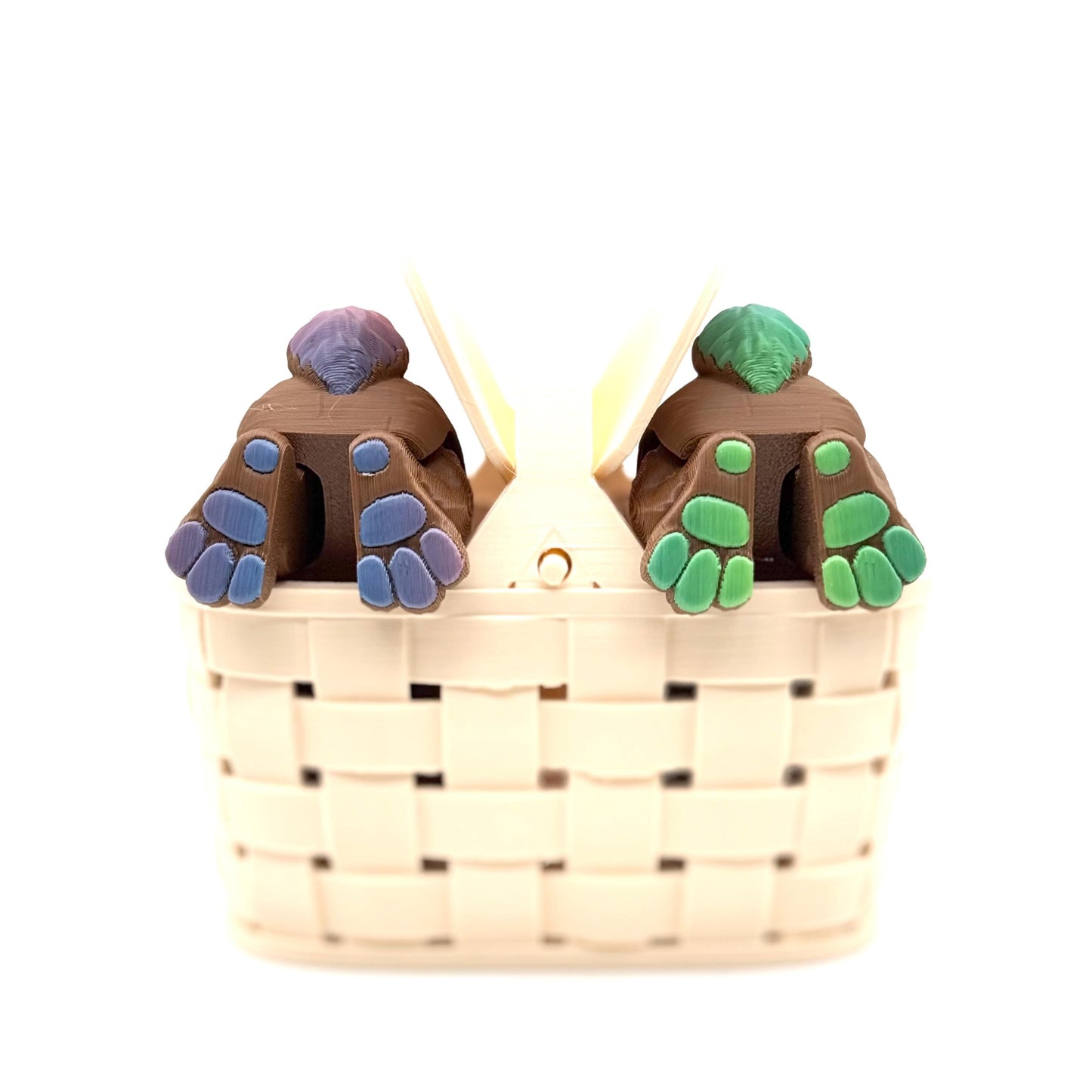 Easter Bunny With Rainbow Accents (Basket NOT included)